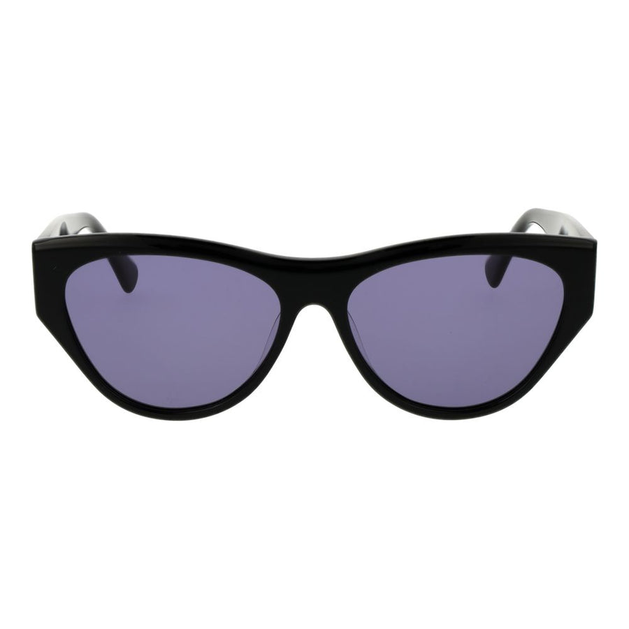 Replay black plastic cat-eye sunglasses with dark lenses