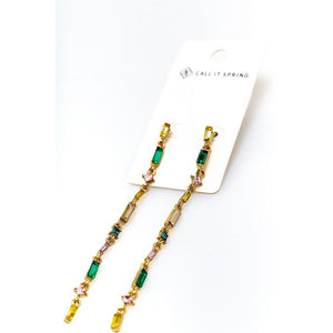 CALL IT SPRING Multicolor Glass Earrings