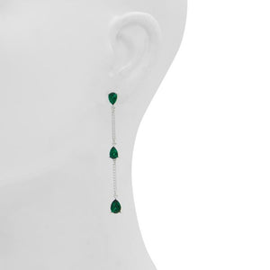 ALDO Green Elastane Earrings