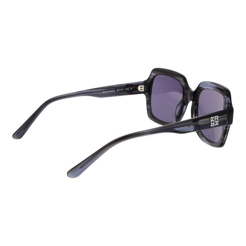 Replay gray plastic framed sunglasses with dark tinted lenses