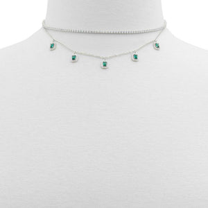 ALDO Green Elastane Necklace