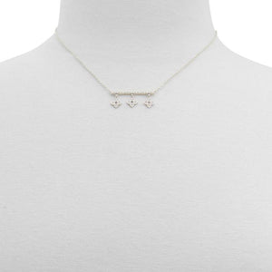 ALDO Silver Elastane Necklace