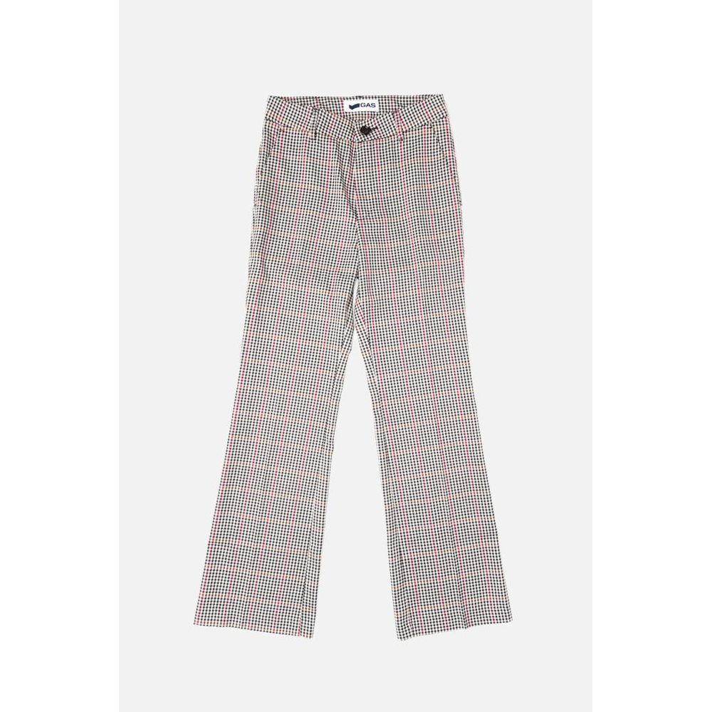 Gas Black Polyester Pants