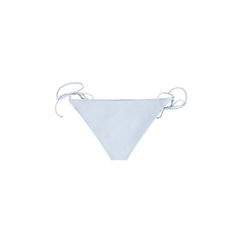 Light blue polyamide side tie bikini bottom swimwear