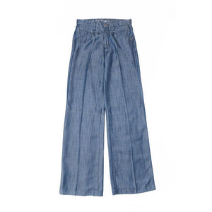 Gas Blue Glass Pants