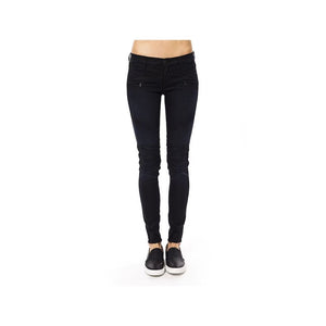 Gas Blue Cotton Skinny Pants