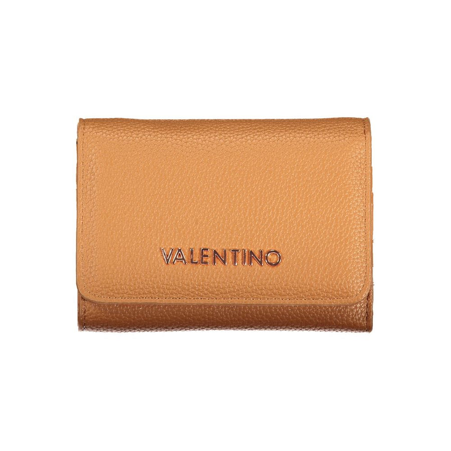 Mario Valentino Brown Polyurethane Women's Wallet