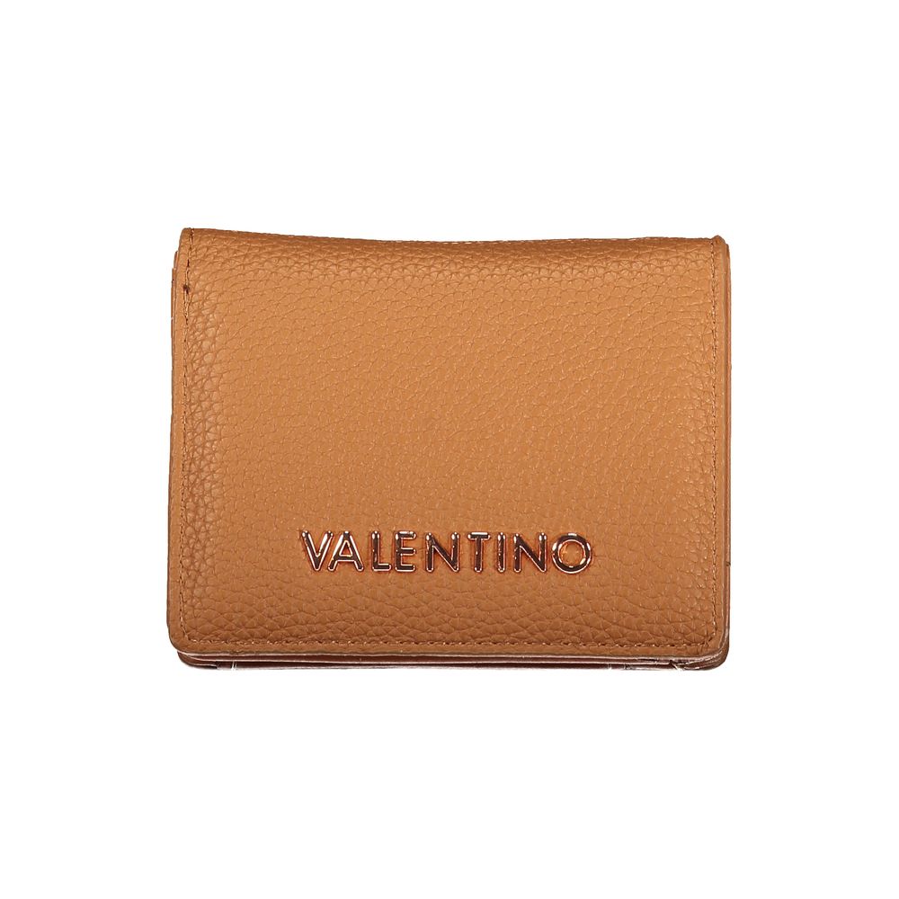 Mario Valentino Brown Polyurethane Women's Wallet