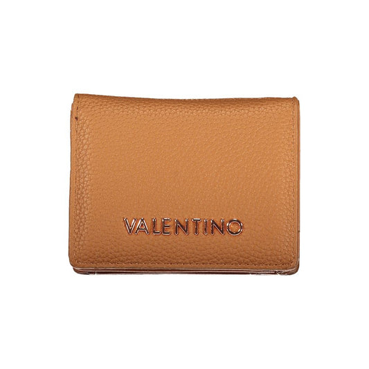 Mario Valentino Brown Polyurethane Women's Wallet