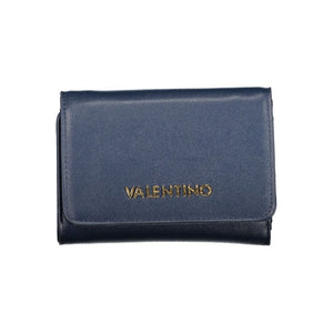 Mario Valentino Blue Polyurethane Women's Wallet