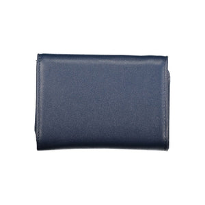 Mario Valentino Blue Polyurethane Women's Wallet