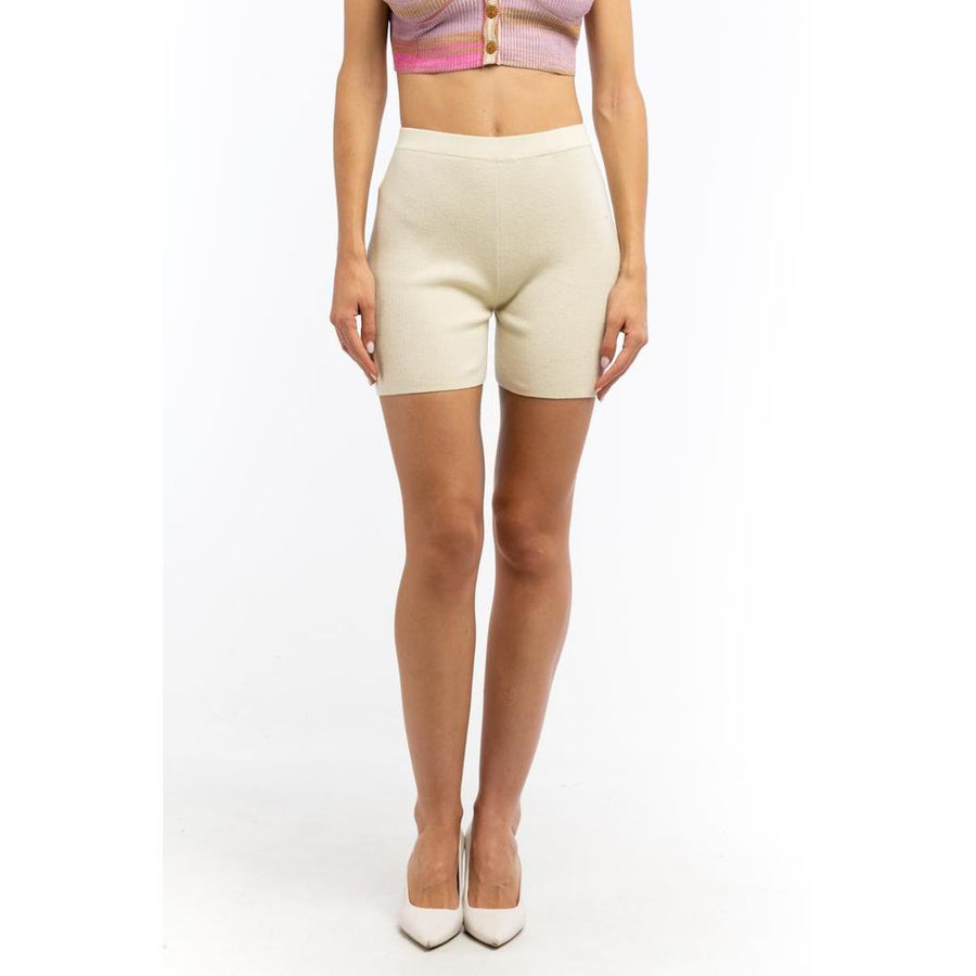 Patrizia Pepe Beige Nylon Leggings