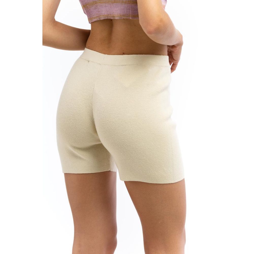 Patrizia Pepe Beige Nylon Leggings