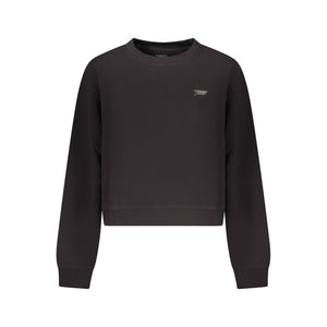 Tommy Hilfiger Black Cotton Women Sweatshirt
