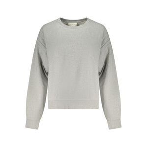 Calvin Klein Grigio Cotton Women Sweatshirt
