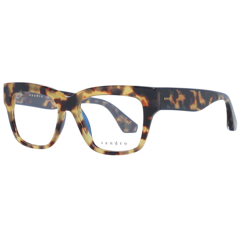 Thick brown tortoiseshell plastic glasses frames with wide arms and clear lenses