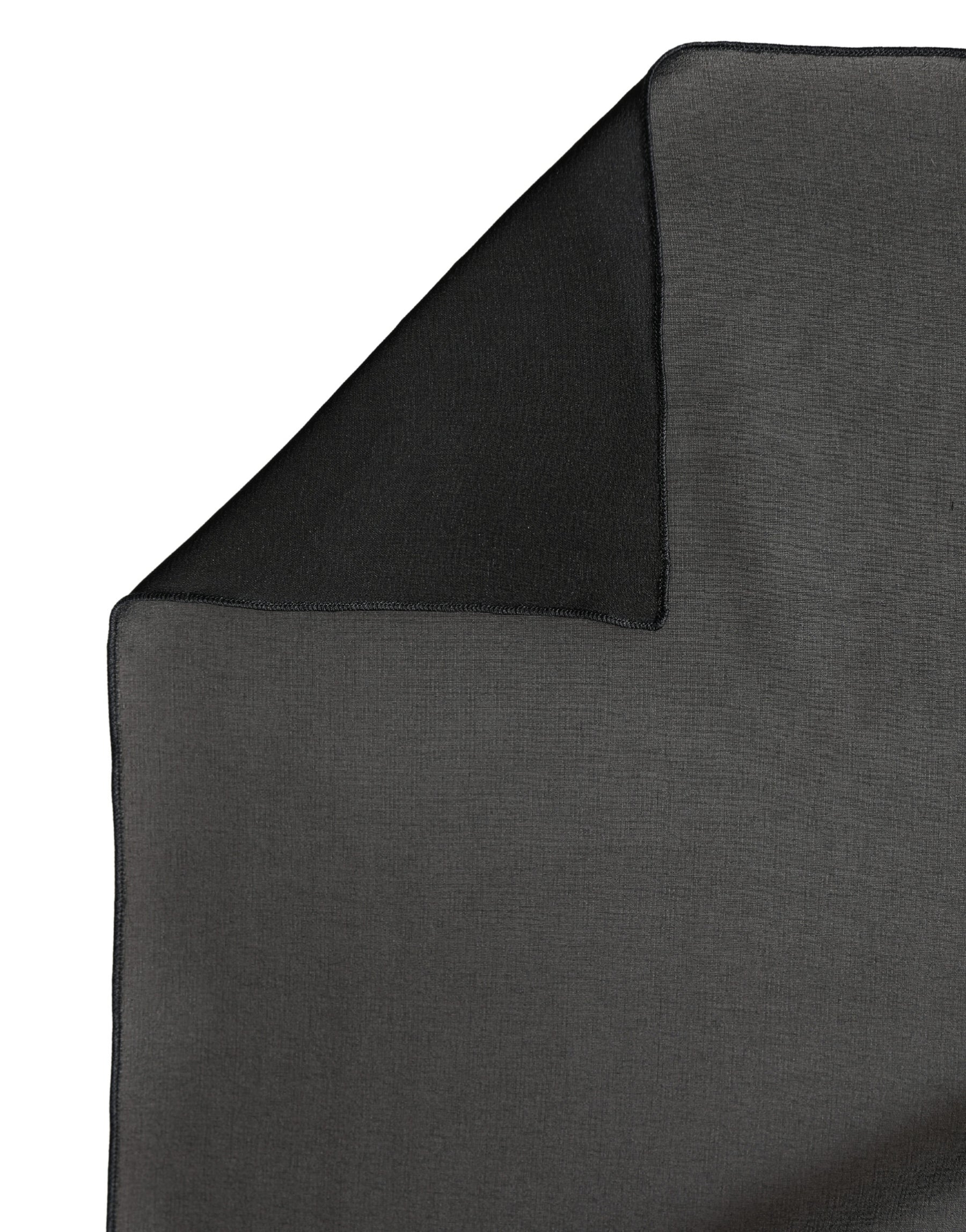 Dolce & Gabbana Black Silk Neck Wrap Shawl Stole 200cm x 64cm  Scarf