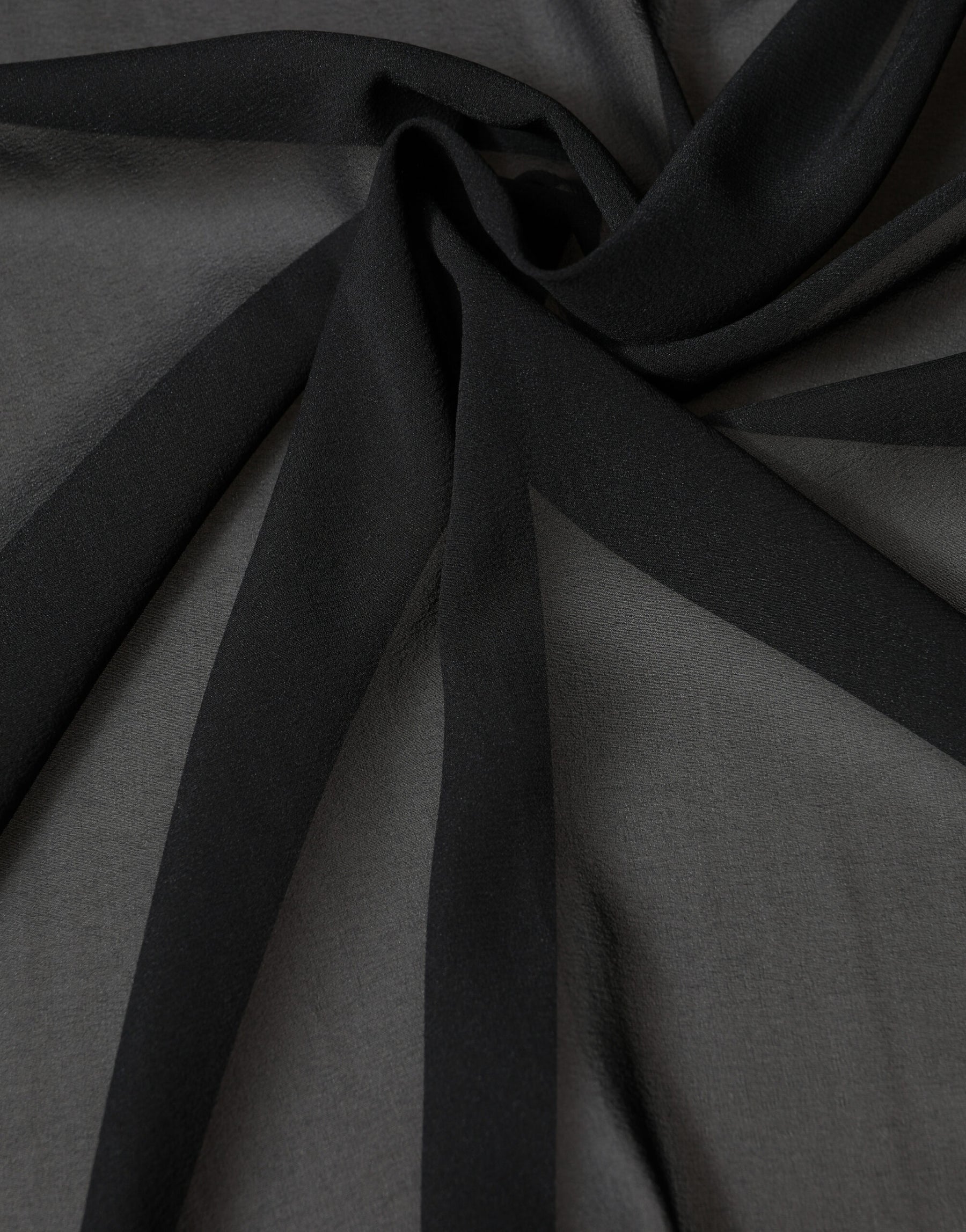 Dolce & Gabbana Black Silk Neck Wrap Shawl Stole 200cm x 64cm  Scarf
