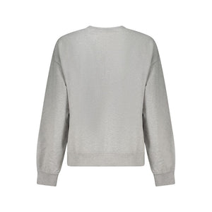 Calvin Klein Grigio Cotton Women Sweatshirt