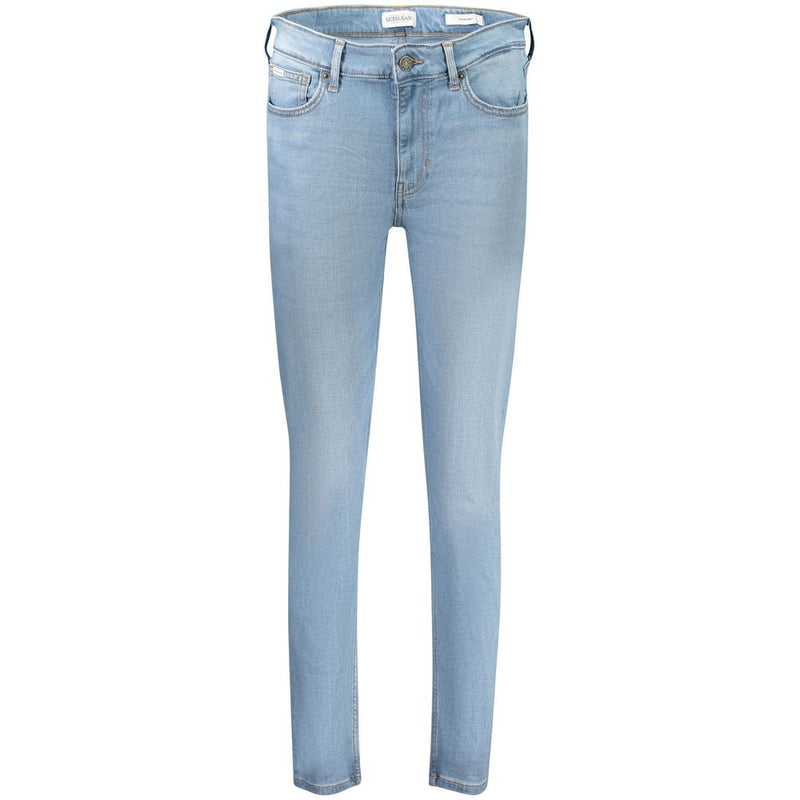 Light blue lyocell women's skinny jeans