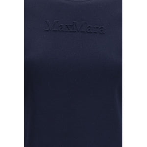 Max Mara Pure Blue Viscose T-Shirt
