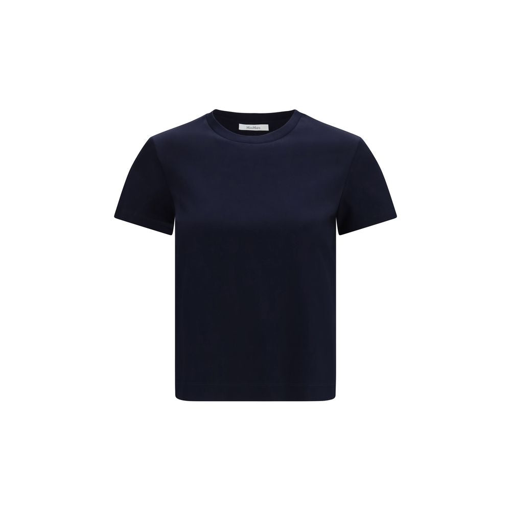 Max Mara Pure Blue Cotton T-Shirt
