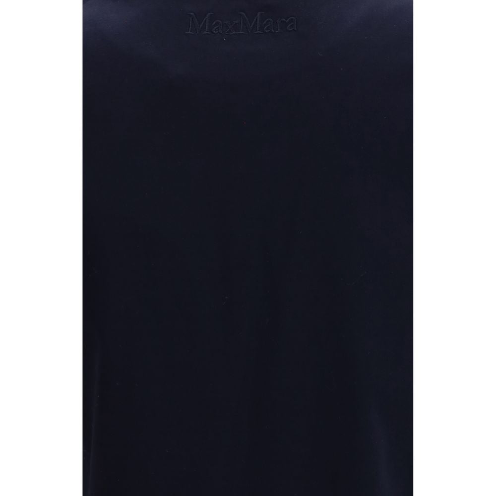 Max Mara Pure Blue Cotton T-Shirt