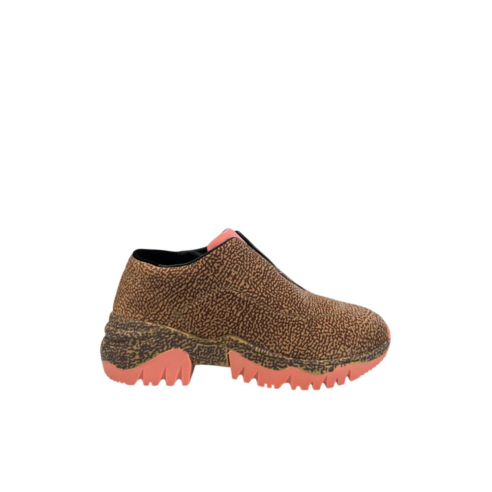 Beige Leather Women's Sneaker
