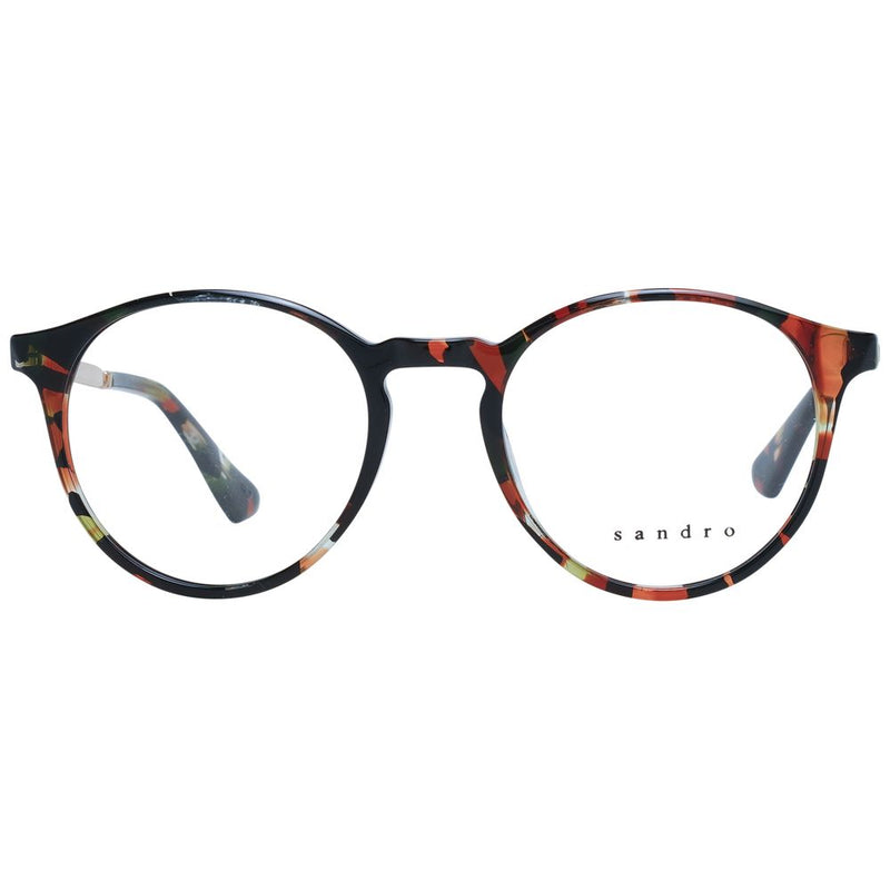 Sandro brown tortoiseshell round acetate glasses frames