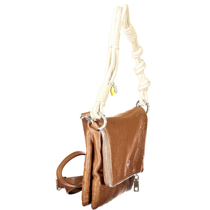 Desigual Marrone Polyurethane Women Handbag