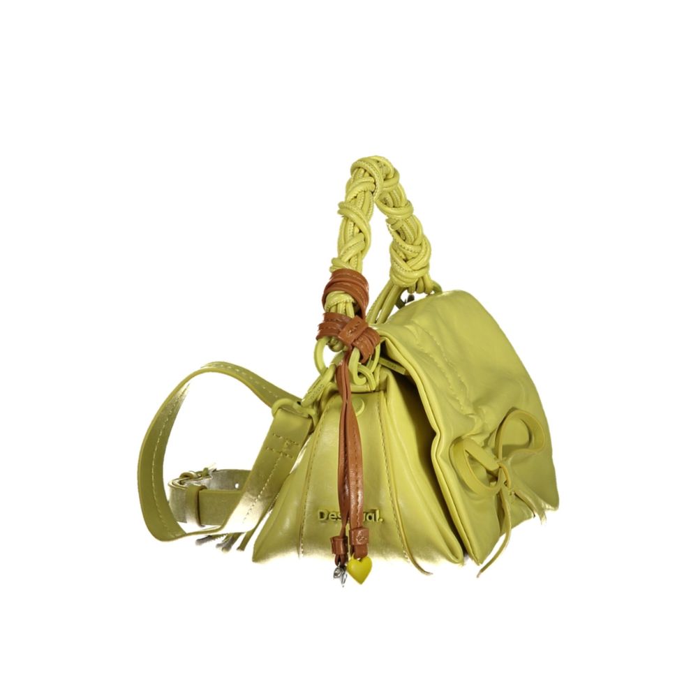 Desigual Giallo Polyurethane Women's Handbag