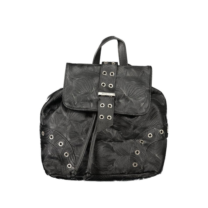 Desigual Black Polyurethane Women Backpack