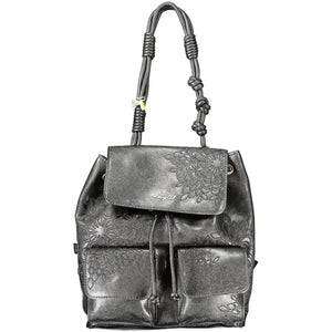 Desigual Black Polyurethane Women's Mini Backpack