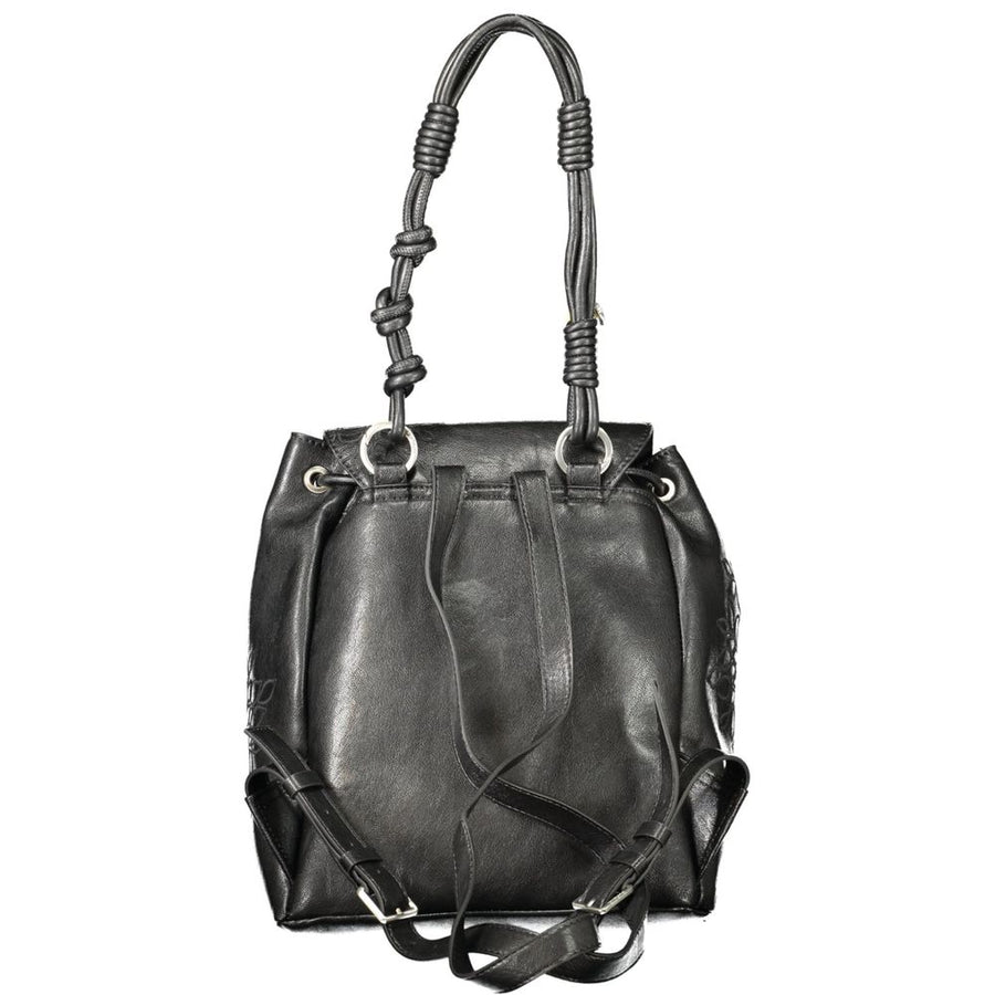 Desigual Black Polyurethane Women's Mini Backpack