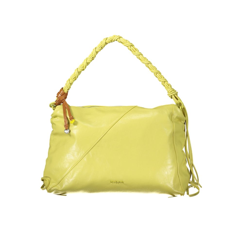 Desigual Giallo Polyurethane Women Handbag