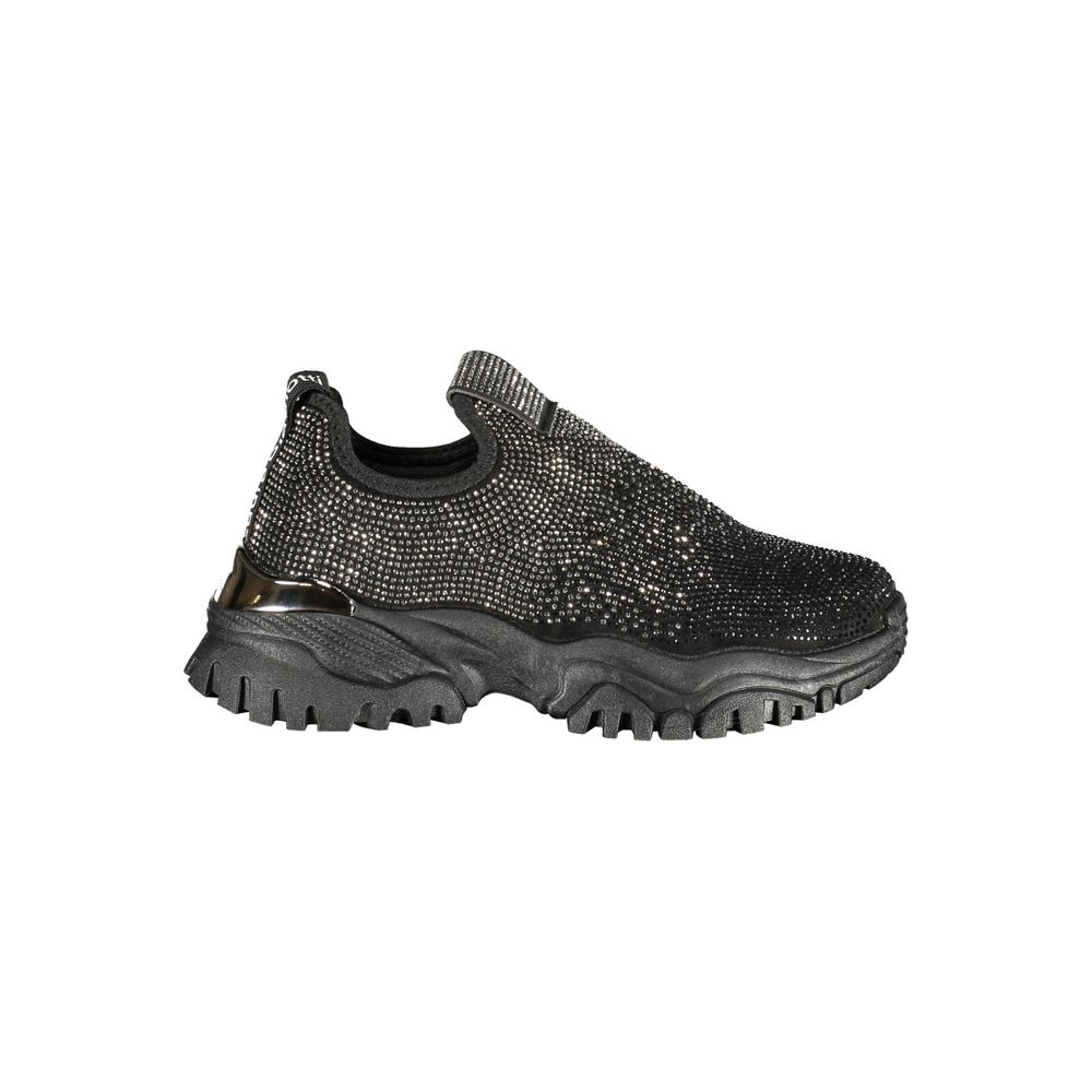 Laura Biagiotti Black Polyurethane Women Sneaker