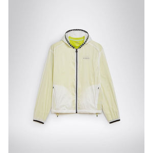 Diadora White Polyamide Shell Jacket
