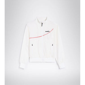 Diadora White Polyamide Shell Jacket