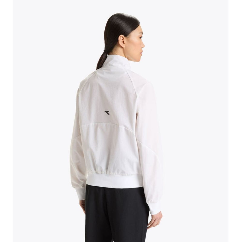 Diadora White Polyamide Shell Jacket