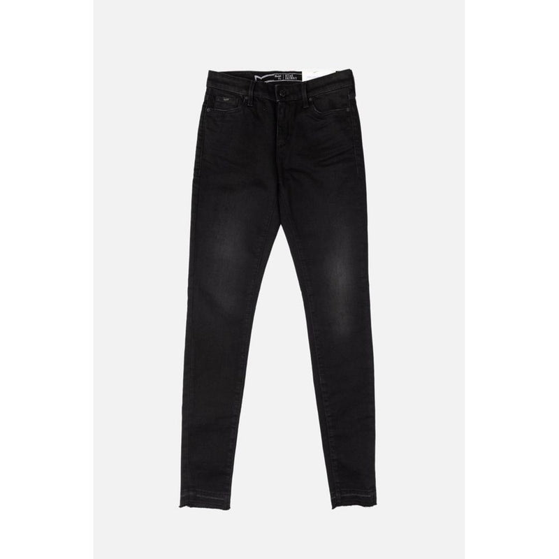 Black cotton skinny jeans by Gas
