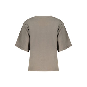 Desigual Grigio Cotton Women Sweatshirt
