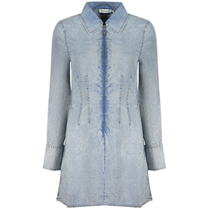 Desigual Azzurro Lyocell Women Dress