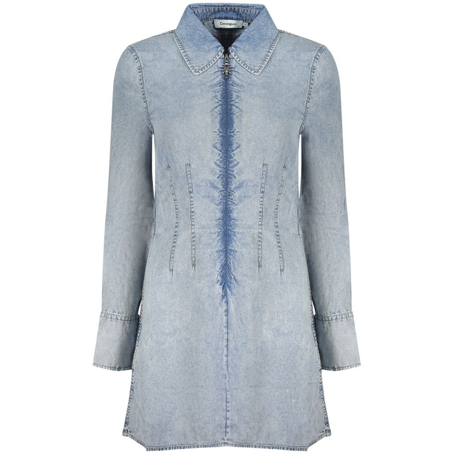 Desigual Azzurro Lyocell Women Dress
