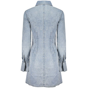 Desigual Azzurro Lyocell Women Dress
