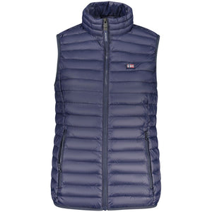 Norway 1963 Blu Poliammide Women's Gilet