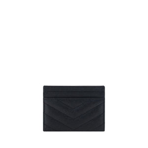 Saint Laurent Black Calf Leather Bos Taurus Wallet