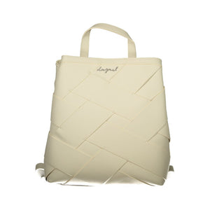 Desigual Bianco Poliuretano Female Mini Backpack