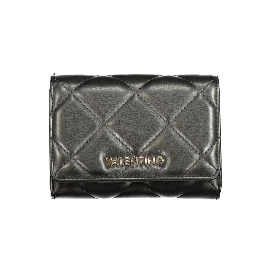 Mario Valentino Black Polyurethane Women's Wallet