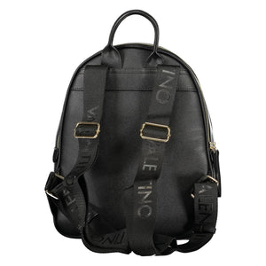 Mario Valentino Black Polyurethane Women's Backpack
