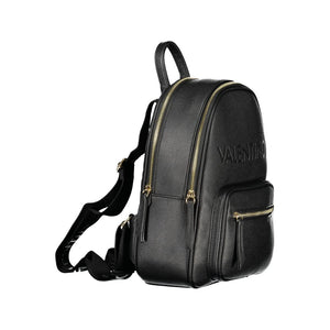 Mario Valentino Black Polyurethane Women's Backpack
